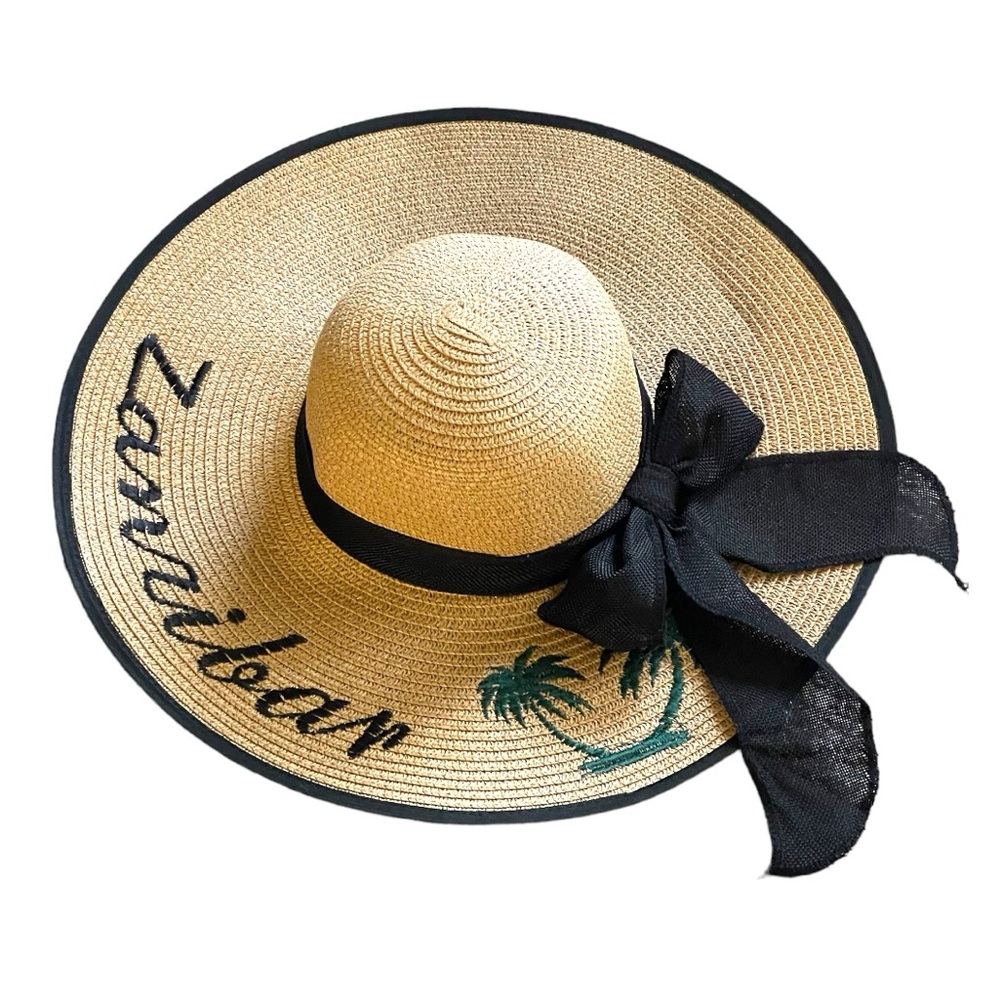 Brim Hat Floppy Hat Oversized Sun Straw Hat Beach Hat Zanzibar Souvenir Gift